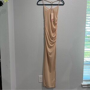 Oh Polly Women's Long, Sheer, Strappy Beach Dress — Size Small